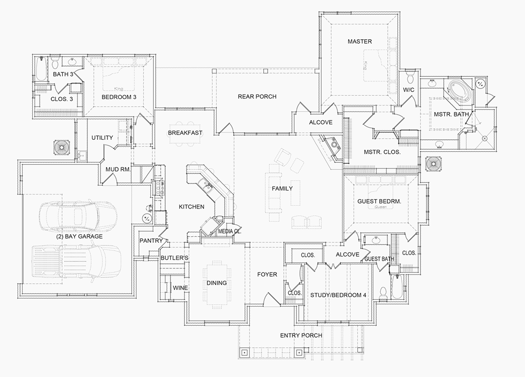 Blanco floor plan drawing