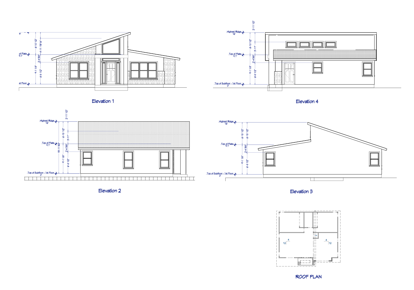 Austin ADU Elevations