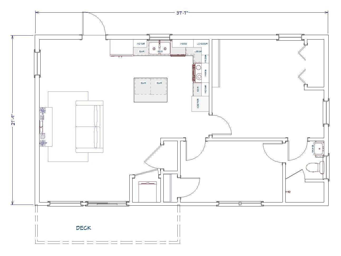 Poteet Floor Plan ADU