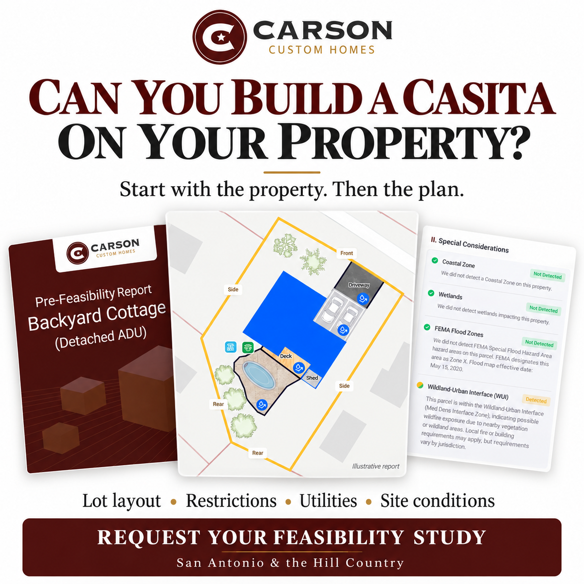 ADU feasibility report — read the 7 checks before you build